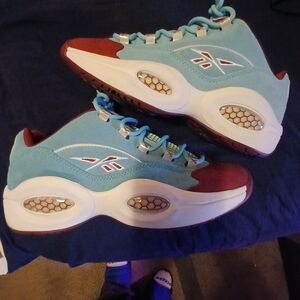 Reebok Kids' Blue and Red Sneakers